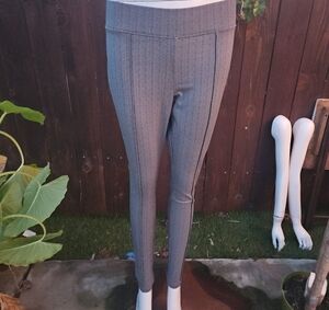 Old Navy Black and White Herringbone Leggings